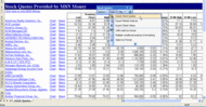 Stock Quotes for Excel screenshot